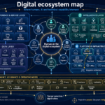 Graphic of a digital ecosystem